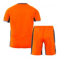 Camisa de Futebol Inter Milan Equipamento Alternativo Infantil 2023-24 Manga Curta (+ Calças curtas)